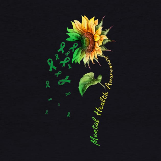 Mental Health Awareness Sunflower by craiglimu